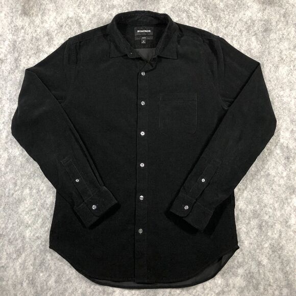 Bonobos Black Casual Button Down Shirt - Picture 1 of 10